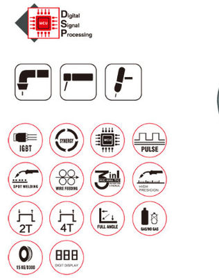 Funcionamiento del top de Pro-Mig-300XP para la soldadura industrial