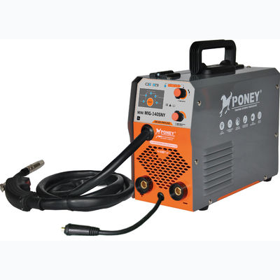 Soldador sinérgico AC220V Mini Mig Welding Machine de 140 amperios Mig