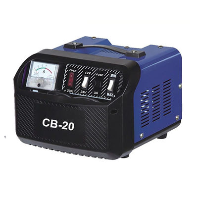 Cargador de batería de plomo portátil azul del cargador de batería de coche 230V 12v 7.4kg
