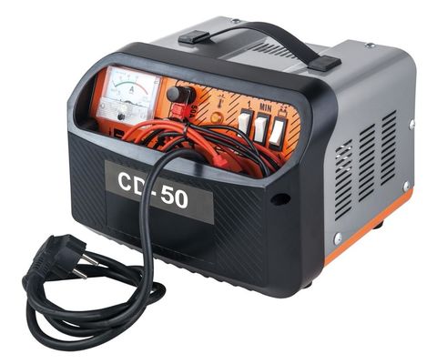 cargador de batería portátil de coche de 30A 40A 50A 12 voltios 24 voltios con el disyuntor manual